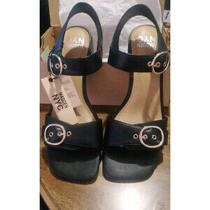 Madden NYC Women's Size 9 1/2 Adelade Block Heel Buckle Sandals